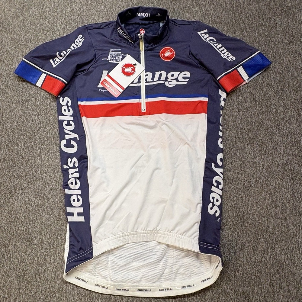 Castelli LaGrange Men's Aero Race Cycling Jersey 1/4 Zip Size: M NEW!